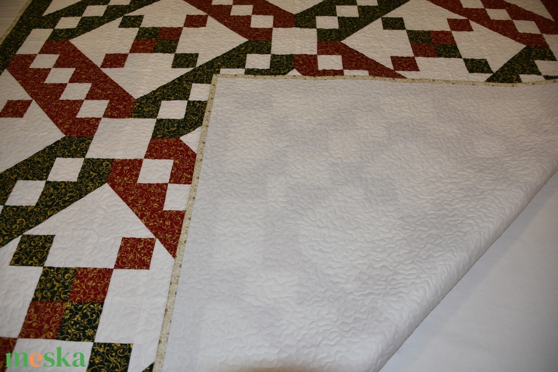 Jacob's ladder quilt - otthon & életmód - lakástextil - felnőtt takaró, pléd - Meska.hu Jacob's ladder quilt - otthon & életmód - lakástextil - felnőtt takaró, pléd - Meska.hu