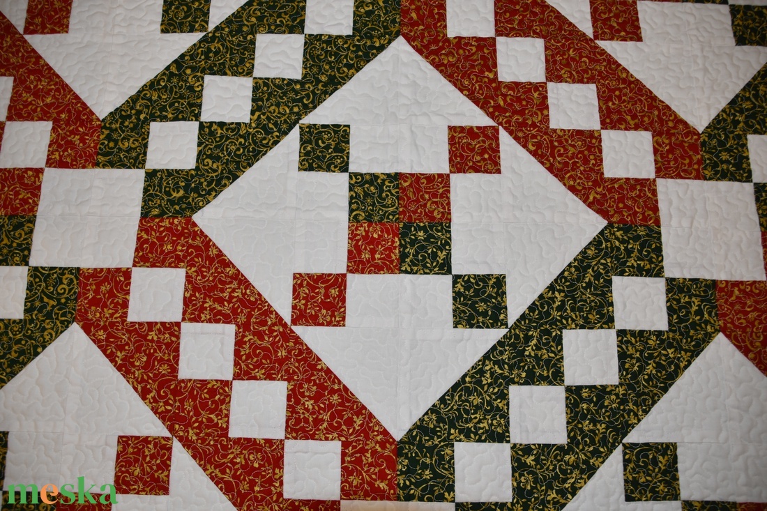 Jacob's ladder quilt - otthon & életmód - lakástextil - felnőtt takaró, pléd - Meska.hu Jacob's ladder quilt - otthon & életmód - lakástextil - felnőtt takaró, pléd - Meska.hu