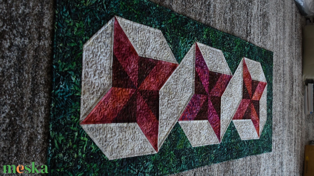 Patchwork asztali futó - otthon & életmód - konyhafelszerelés, tálalás - tálalás - terítő - Meska.hu