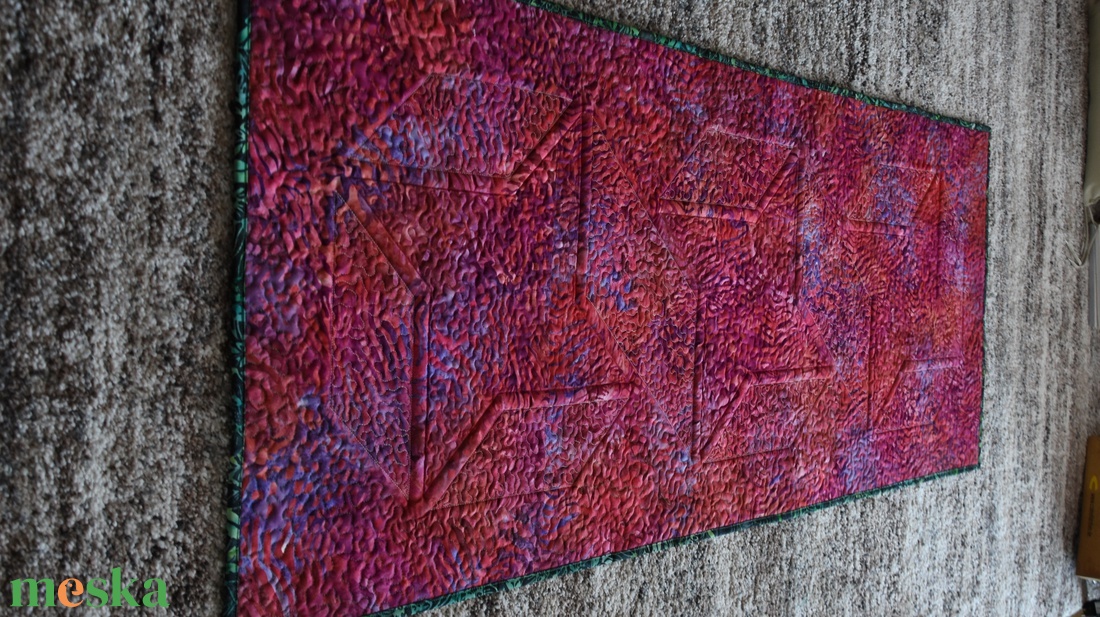 Patchwork asztali futó - otthon & életmód - konyhafelszerelés, tálalás - tálalás - terítő - Meska.hu