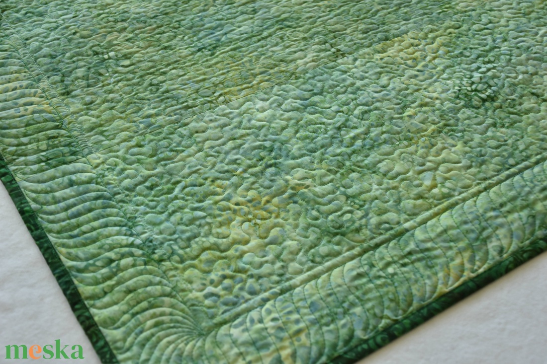 Zöld batik futó - otthon & életmód - konyhafelszerelés, tálalás - tálalás - terítő - Meska.hu Zöld batik futó - otthon & életmód - konyhafelszerelés, tálalás - tálalás - terítő - Meska.hu