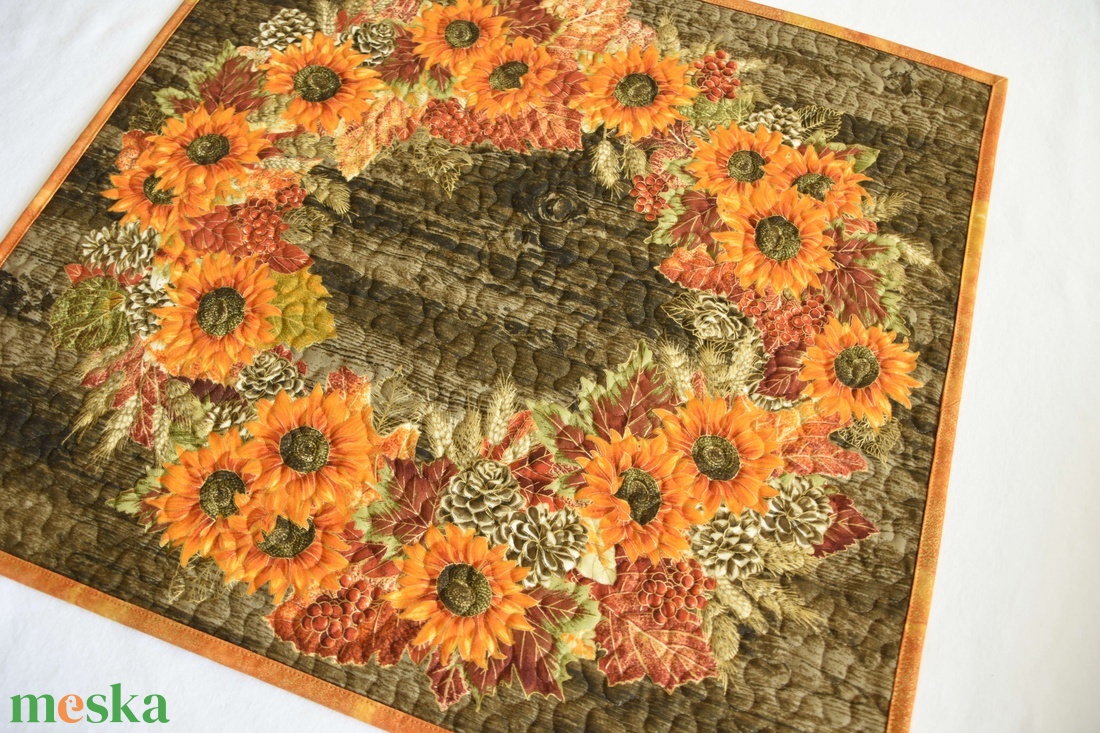 Őszi napraforgók falikép - otthon & életmód - dekoráció - fali és függő dekoráció - falra akasztható dekor - Meska.hu