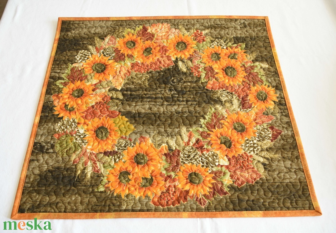 Őszi napraforgók falikép - otthon & életmód - dekoráció - fali és függő dekoráció - falra akasztható dekor - Meska.hu