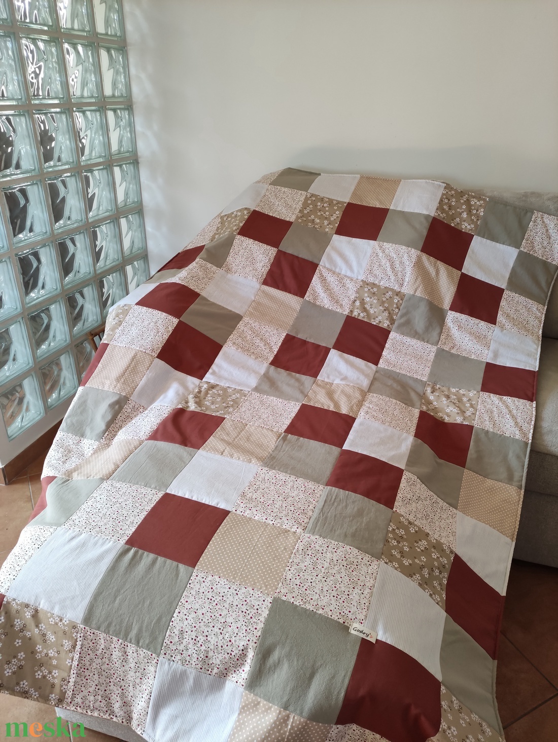 Patchwork takaró - otthon & életmód - lakástextil - felnőtt takaró, pléd - Meska.hu Patchwork takaró - otthon & életmód - lakástextil - felnőtt takaró, pléd - Meska.hu