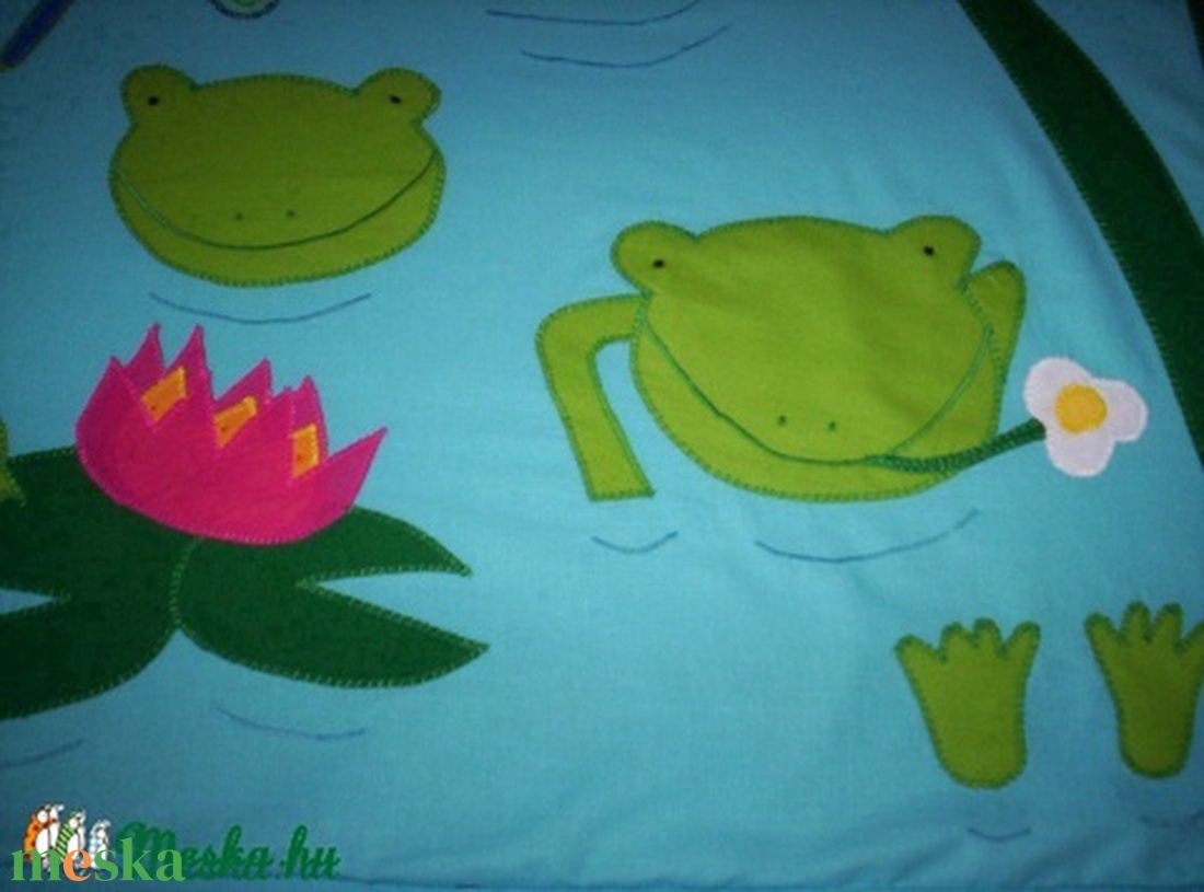 BREKEKEX...Békás falvédő- rendelhető! - baba - mama - babaszoba dekoráció - falvédő gyerekszobába - Meska.hu