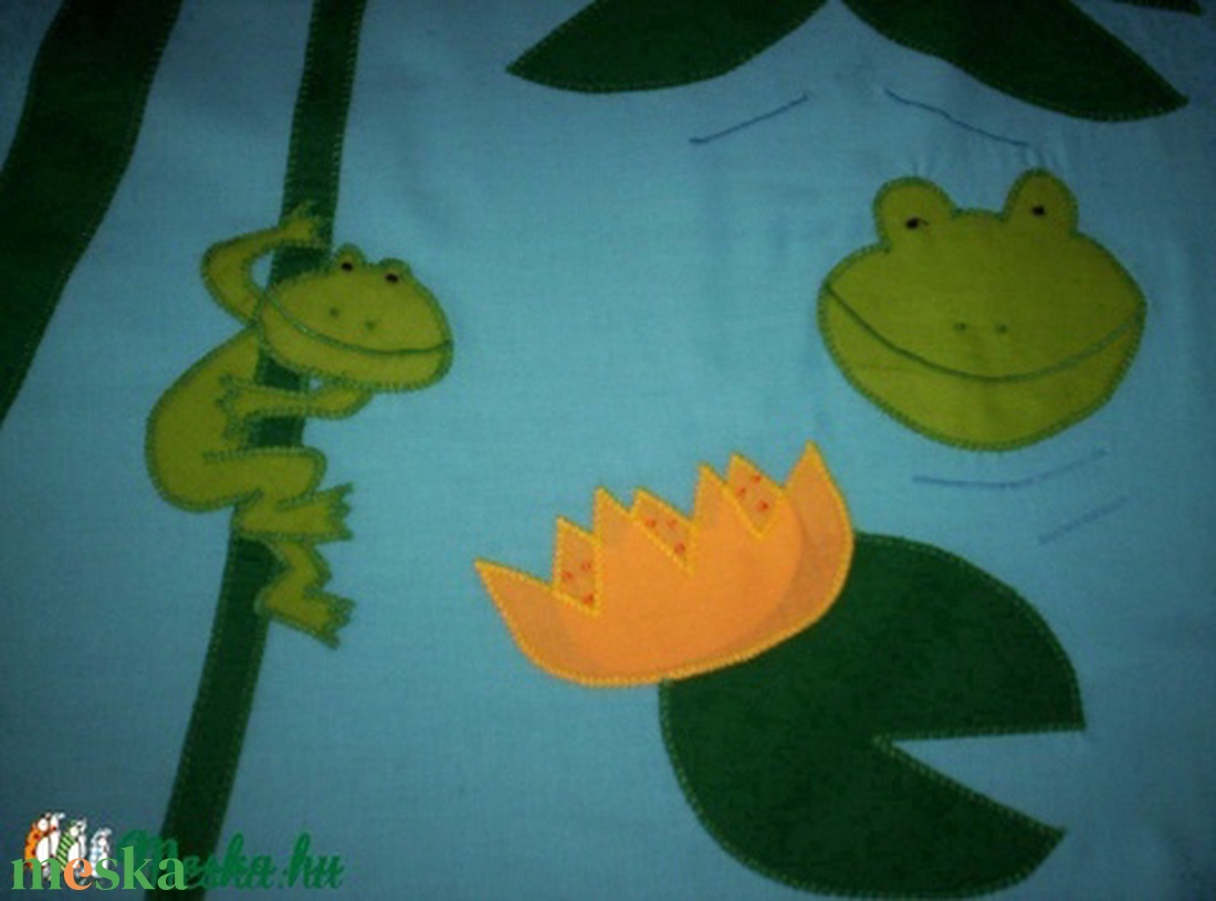 BREKEKEX...Békás falvédő- rendelhető! - baba - mama - babaszoba dekoráció - falvédő gyerekszobába - Meska.hu