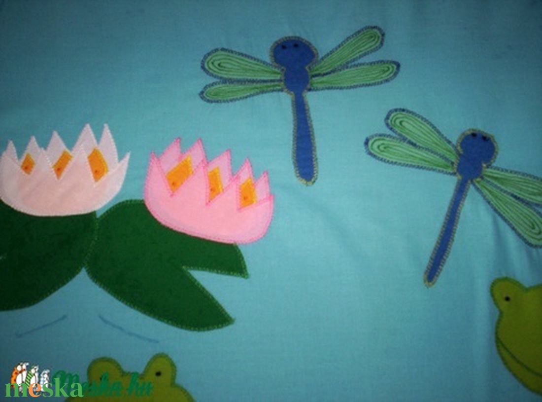 BREKEKEX...Békás falvédő- rendelhető! - baba - mama - babaszoba dekoráció - falvédő gyerekszobába - Meska.hu