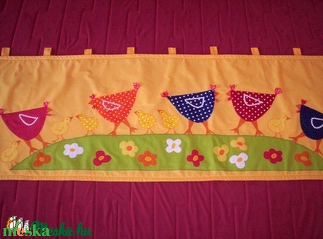 Tyúkanyós falvédő- Szerdán baba-mama klub!- rendelésre! - otthon & életmód - babaszoba, gyerekszoba - falvédő gyerekszobába - Meska.hu