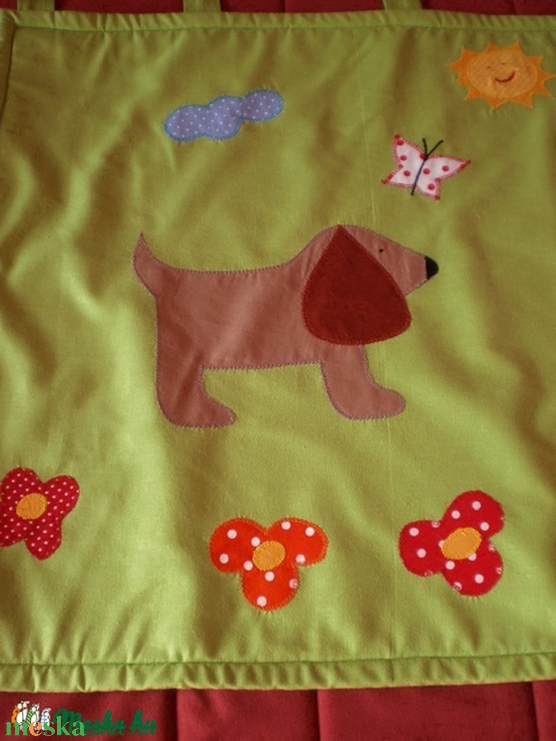 Tendelhető  Báránykás falvédő - baba - mama - babaszoba dekoráció - falvédő gyerekszobába - Meska.hu