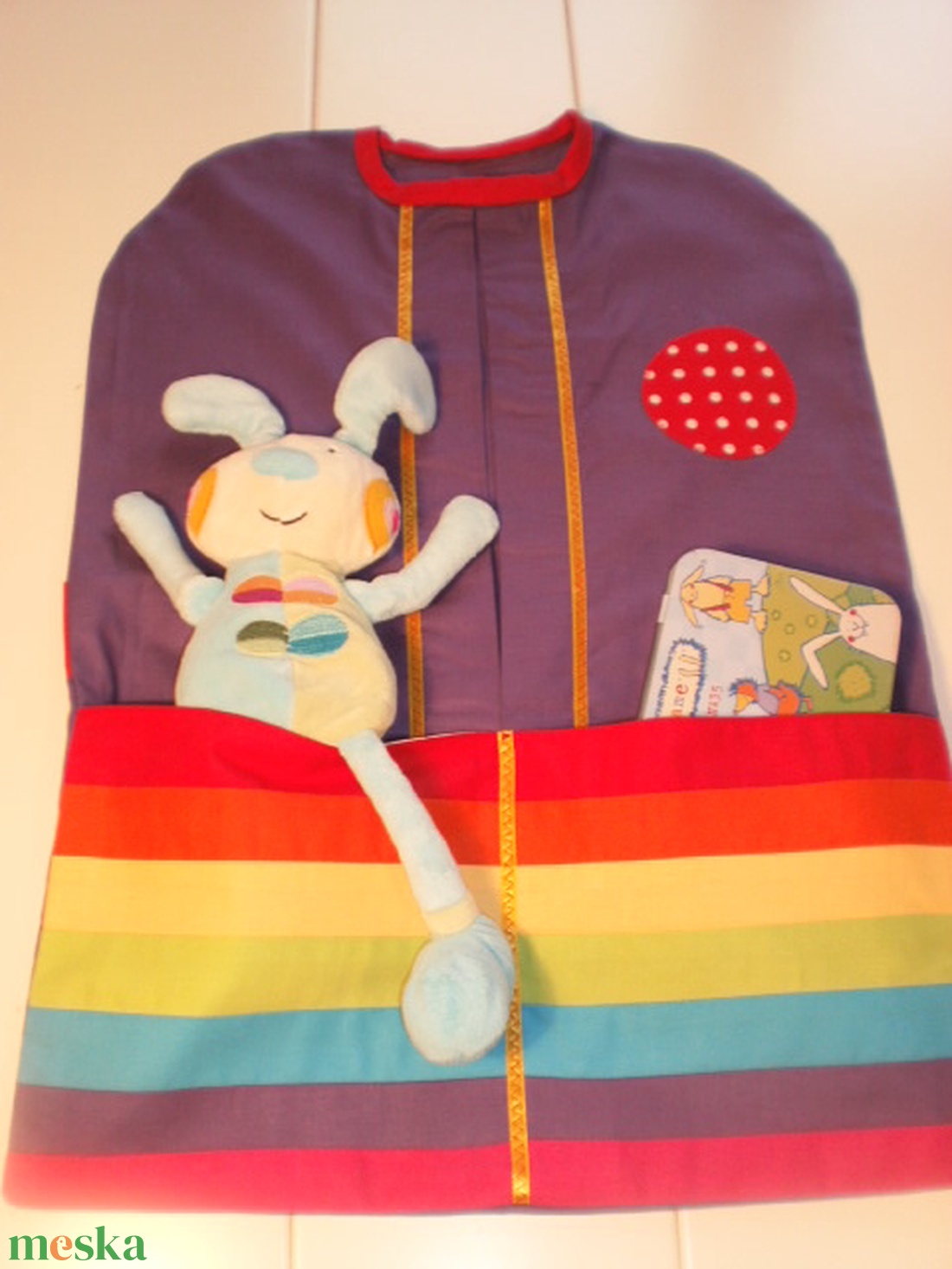 RENDELHETŐ!!! Ikrek hava...Rajzzsebes szivárványos ovizsák-szettek - játék & sport - ovis felszerelés - ovis szett - Meska.hu