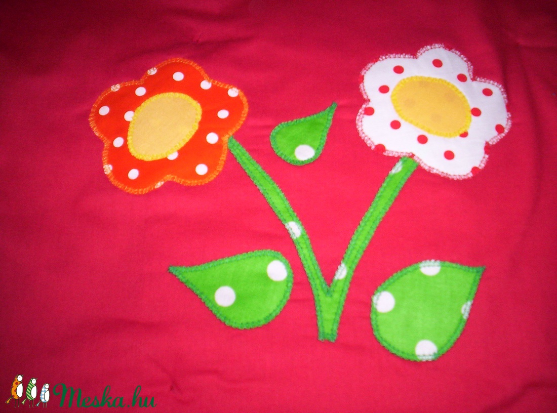 RENDELHETŐ!!! Piros pöttyös cicás ágytakaró  -  - Meska.hu