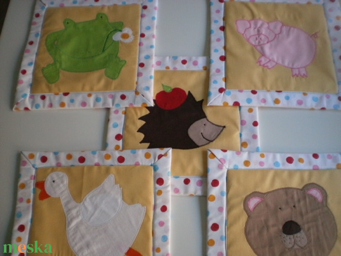 RENDELHETŐ!!! Szappanbuborék... állatkás textilképek  - baba - mama - babaszoba-dekoráció - babaszoba kép - Meska.hu