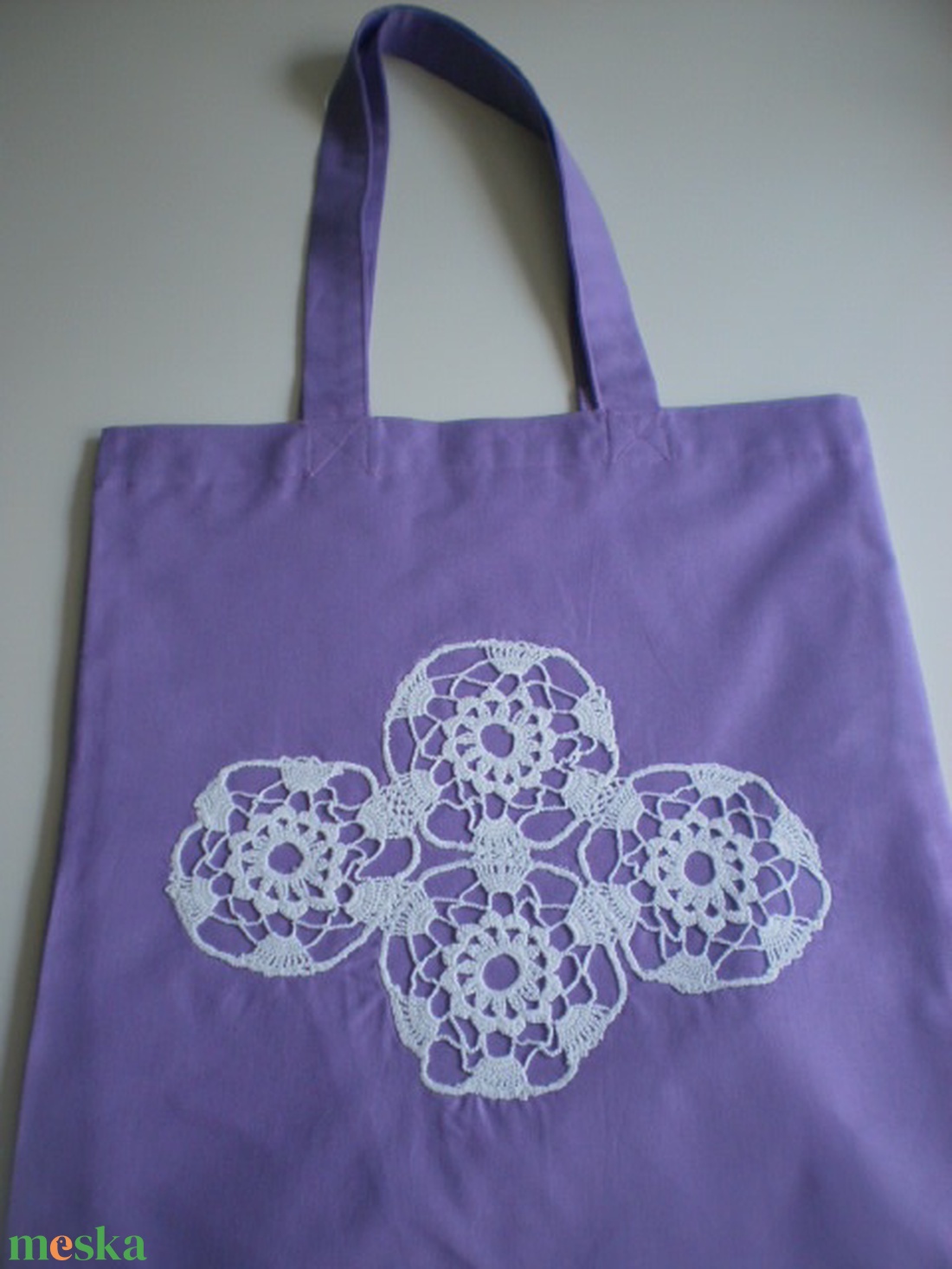 Lady Lavender...Csipkés lila szatyor - táska & tok - bevásárlás & shopper táska - shopper, textiltáska, szatyor - Meska.hu Lady Lavender...Csipkés lila szatyor - táska & tok - bevásárlás & shopper táska - shopper, textiltáska, szatyor - Meska.hu