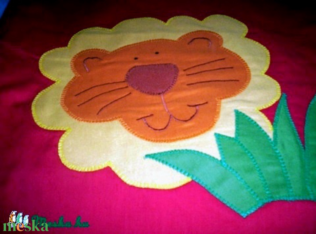 Oroszlános párna - baba - mama - babaszoba dekoráció - gyerek díszpárna - Meska.hu