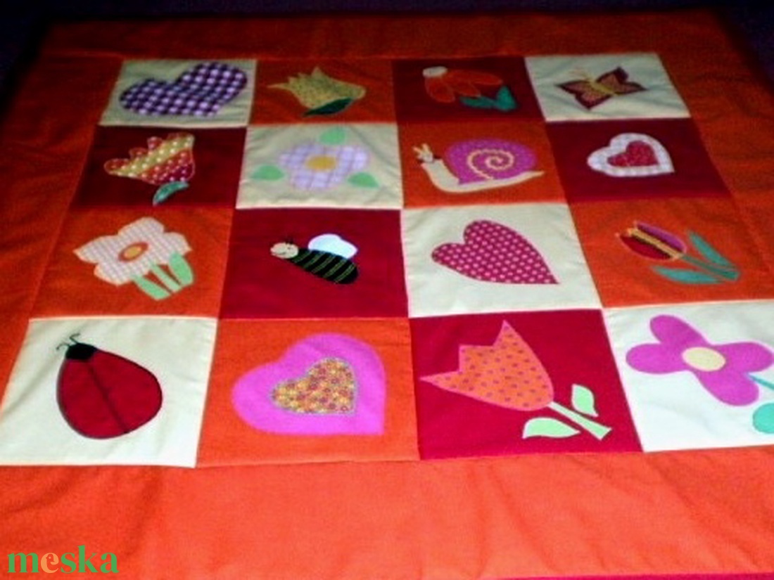 RENDELHETŐ!!! Kandírozott mandarinzselé színű...játszószőnyeg - baba - mama - baba játékok - játszószőnyeg - Meska.hu