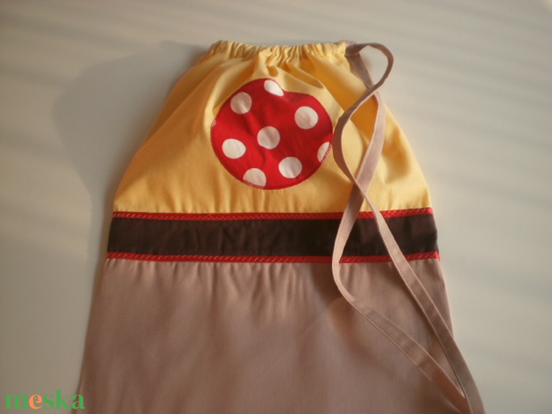  Pöttyös labdás oviszsák- tornazsák szett - játék & sport - ovis felszerelés - ovis szett - Meska.hu