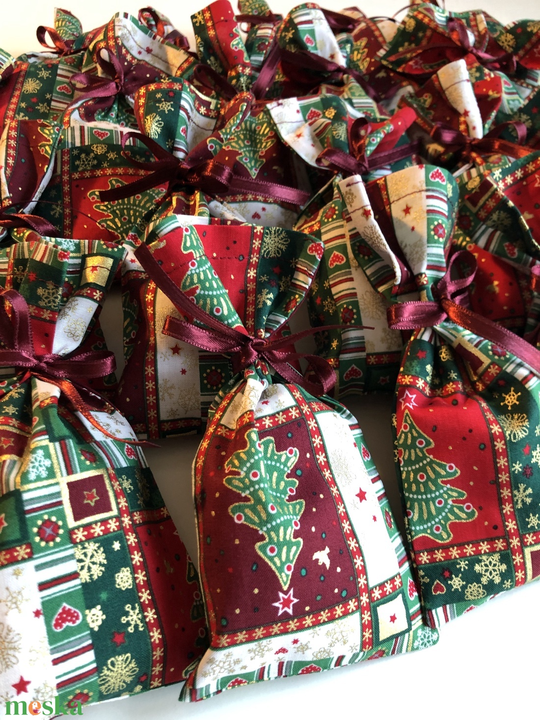 Adventi naptárhoz zsákocskák  - karácsony - adventi díszek - adventi naptár - Meska.hu  Adventi naptárhoz zsákocskák  - karácsony - adventi díszek - adventi naptár - Meska.hu