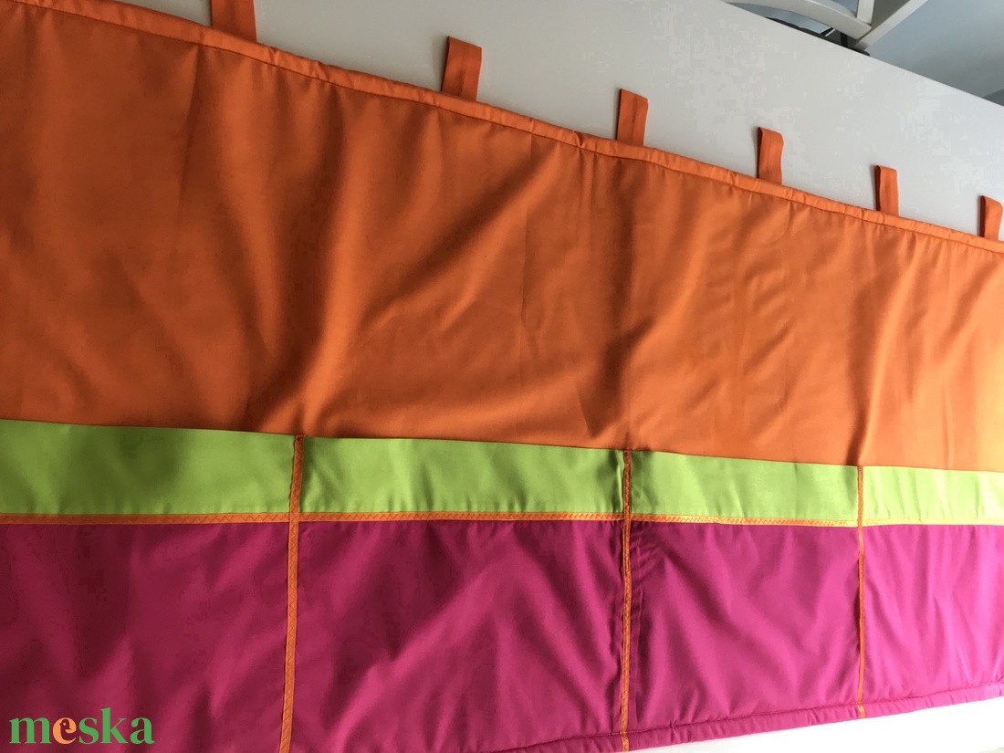 Narancs-magenta-kiwi zsebes falvédő - otthon & életmód - lakástextil - falvédő - Meska.hu Narancs-magenta-kiwi zsebes falvédő - otthon & életmód - lakástextil - falvédő - Meska.hu