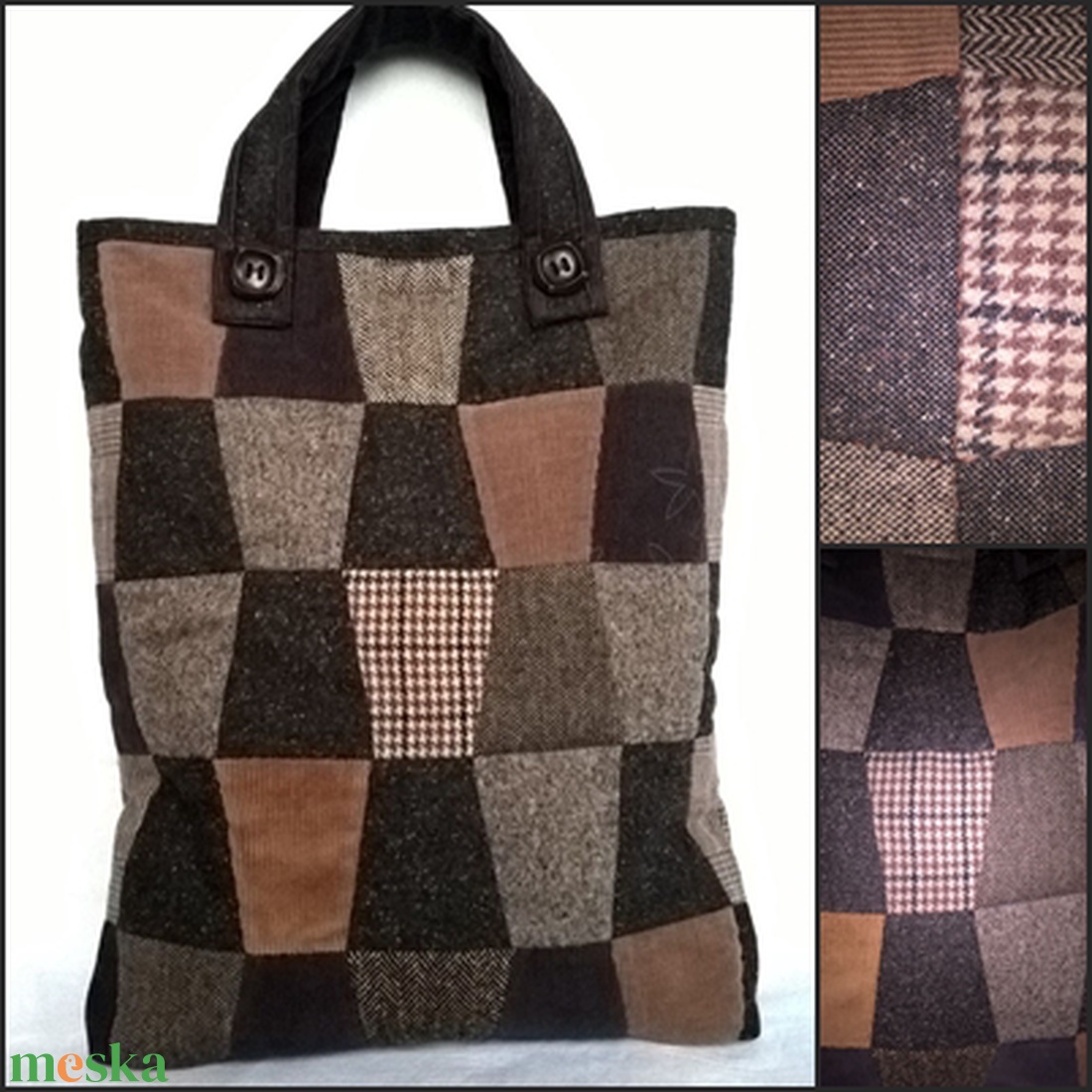 Cserép szatyor - táska & tok - bevásárlás & shopper táska - shopper, textiltáska, szatyor - Meska.hu Cserép szatyor - táska & tok - bevásárlás & shopper táska - shopper, textiltáska, szatyor - Meska.hu