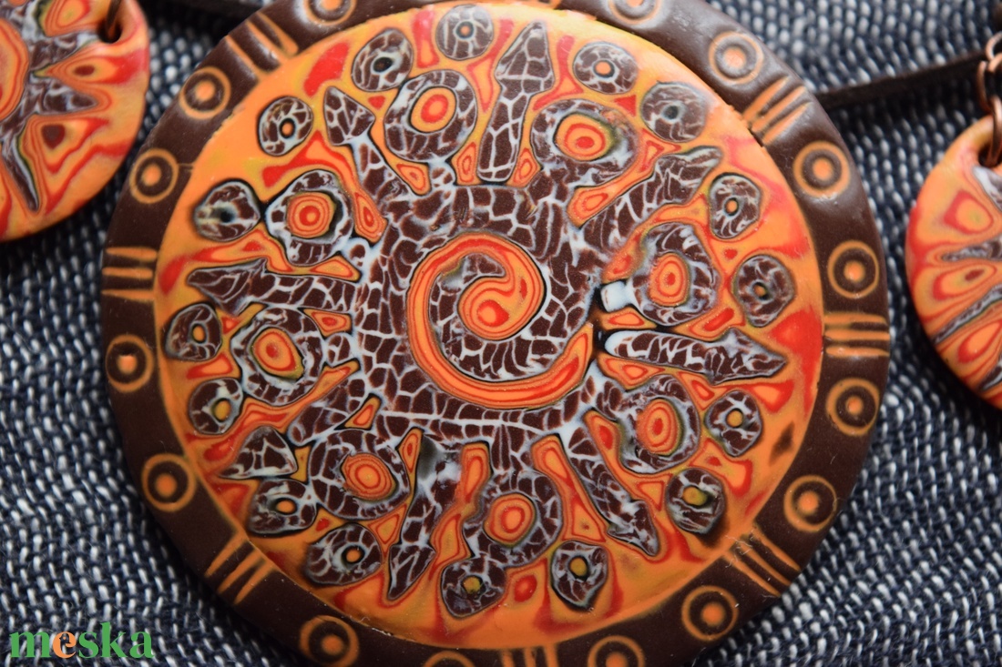 Batik- narancs szett - ékszer - ékszerszett - Meska.hu Batik- narancs szett - ékszer - ékszerszett - Meska.hu