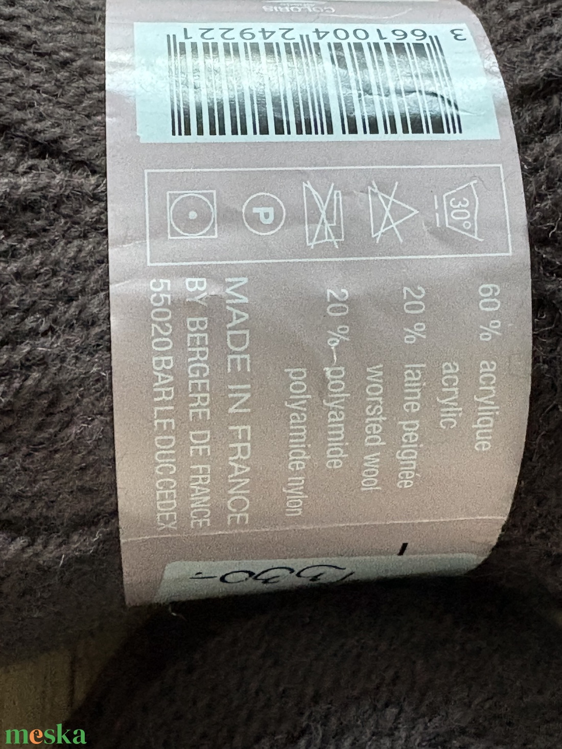 Bergere fonal - kellékek & szerszámok - rövidáru - fonal, cérna - bőr szál - Meska.hu