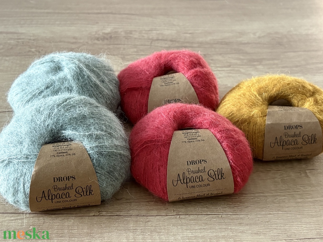 Alpaca Silk  - kellékek & szerszámok - rövidáru - fonal, cérna - gyapjúfonal - Meska.hu