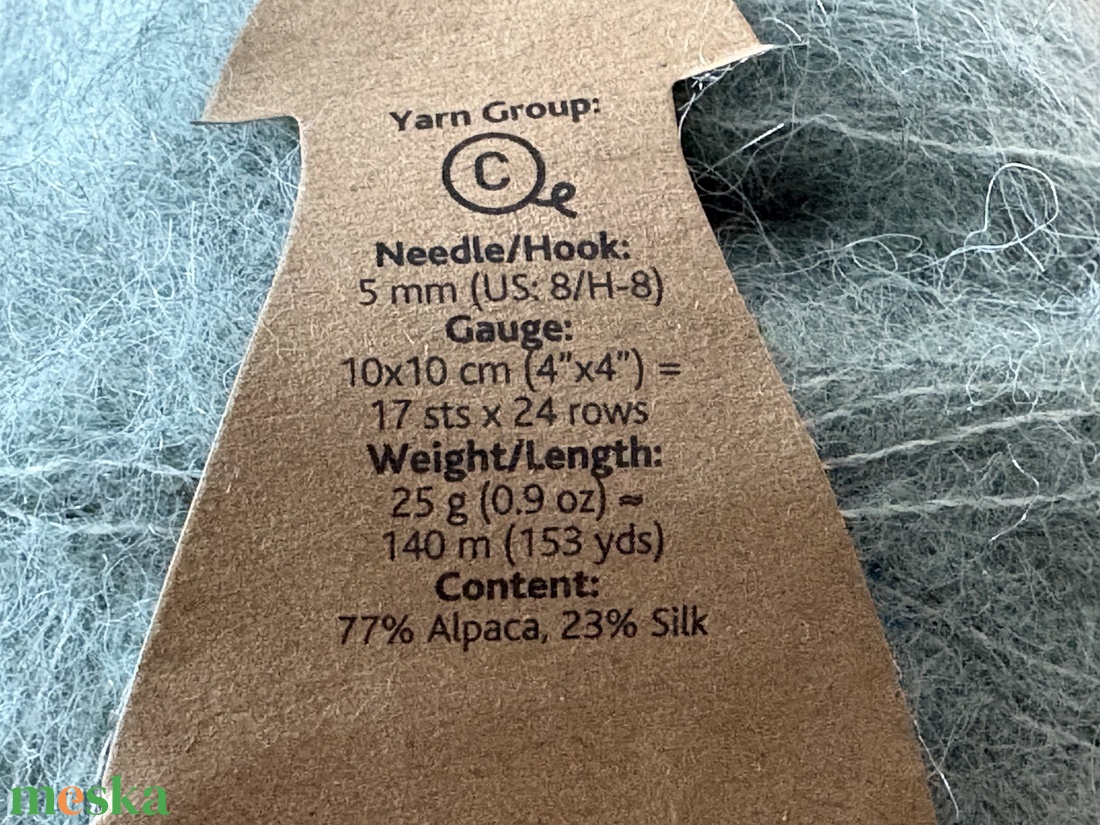 Alpaca Silk  - kellékek & szerszámok - rövidáru - fonal, cérna - gyapjúfonal - Meska.hu