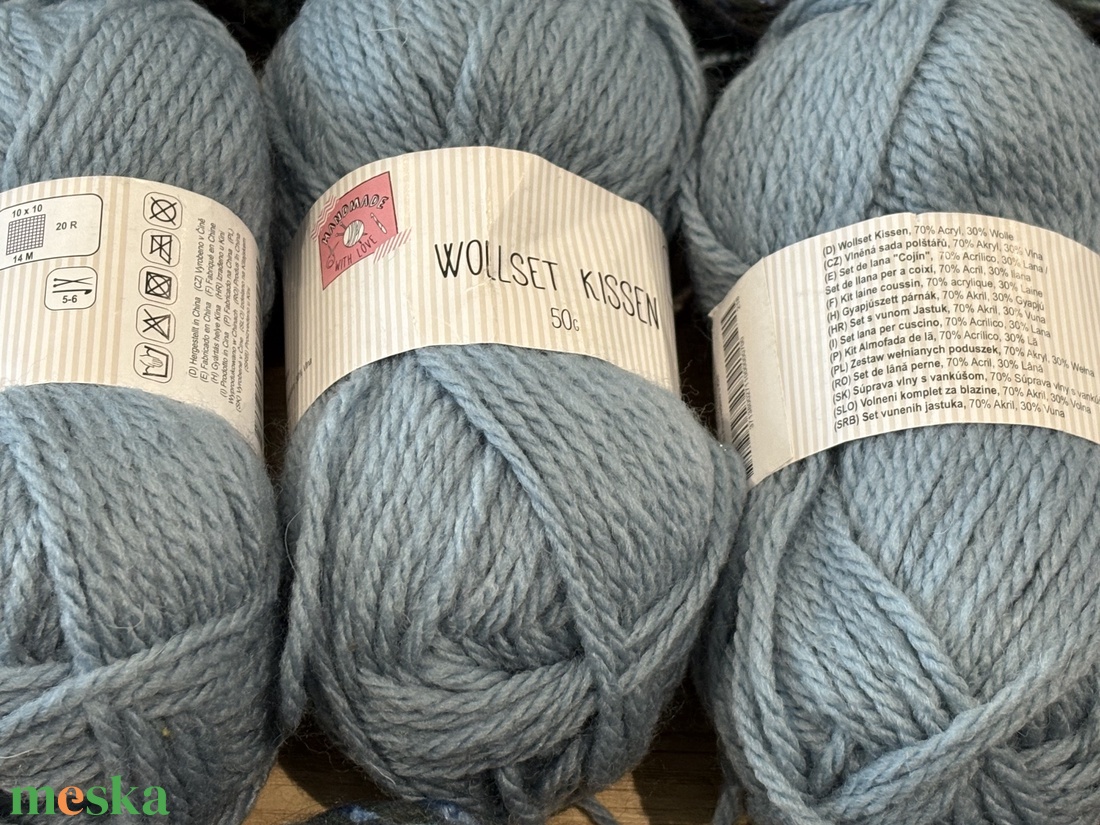 Gyapjú tartalmú fonal csomag - kellékek & szerszámok - rövidáru - fonal, cérna - gyapjúfonal - Meska.hu