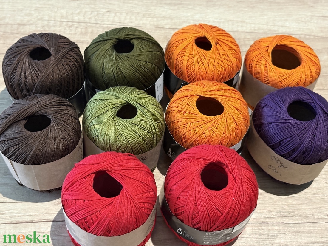 Yorn 100% pamut fonal csomag - kellékek & szerszámok - rövidáru - fonal, cérna - pamutfonal - Meska.hu
