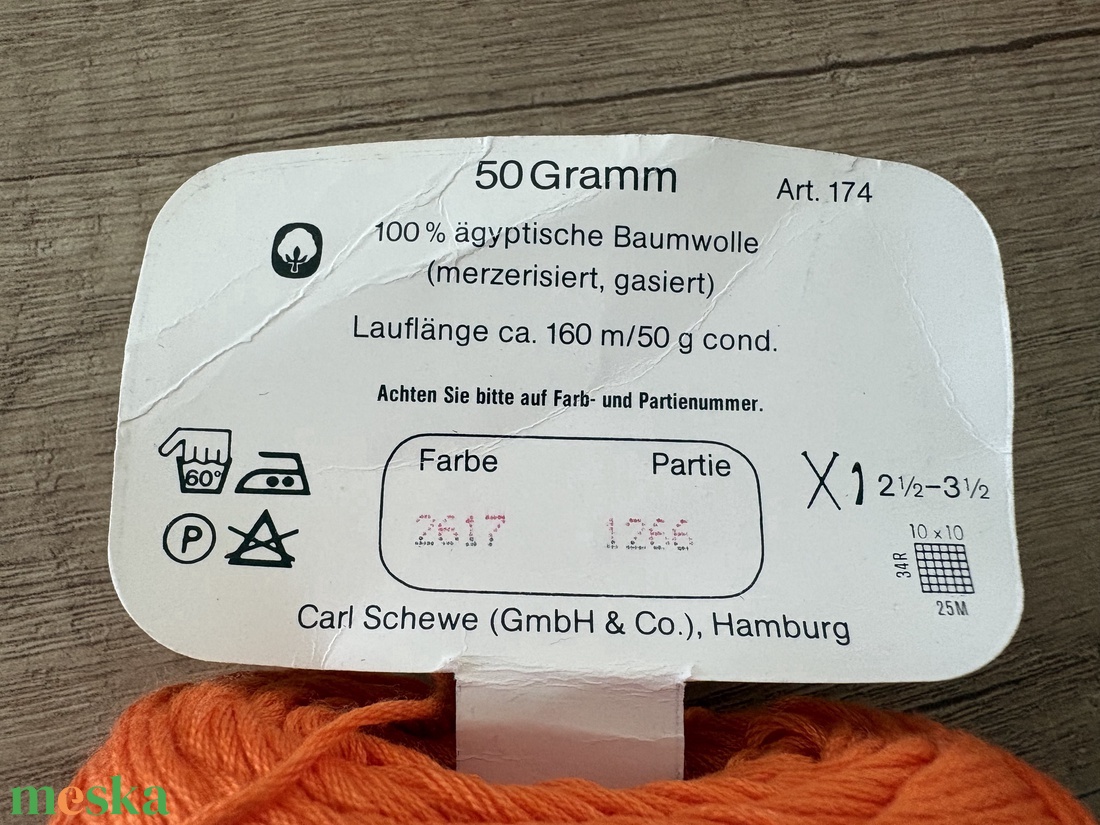 100% egyiptomi pamut - kellékek & szerszámok - rövidáru - fonal, cérna - pamutfonal - Meska.hu