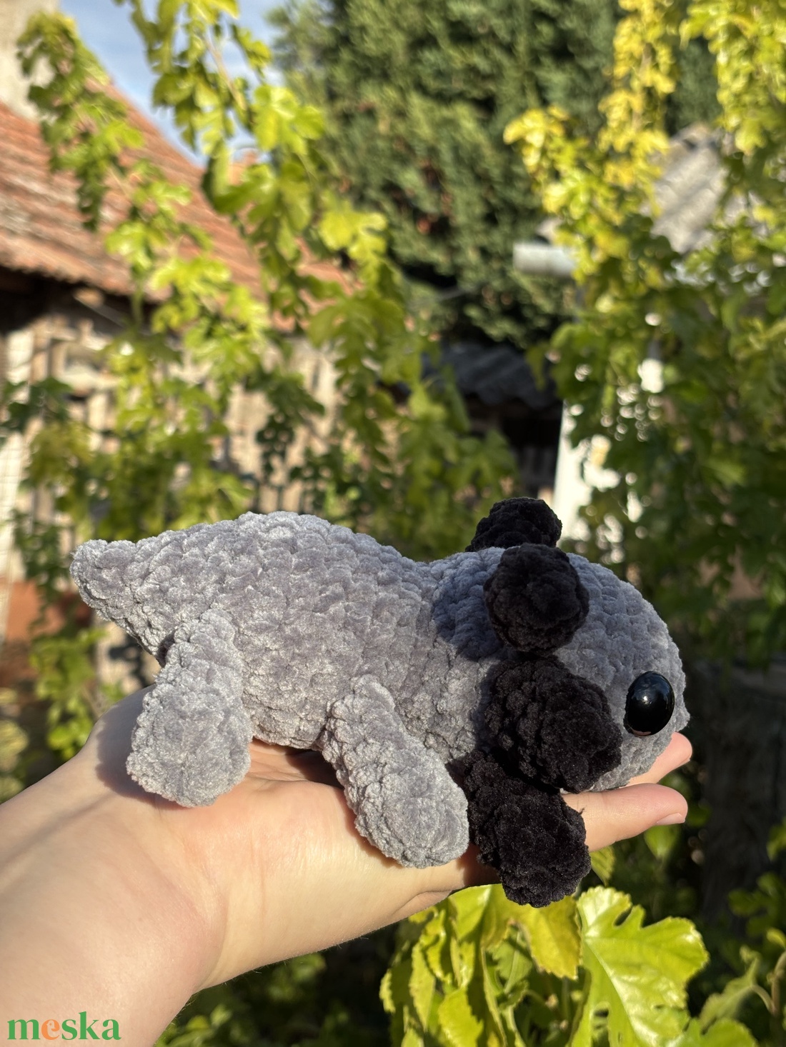 horgolt axolotl - játék & sport - plüssállat & játékfigura - hal - Meska.hu