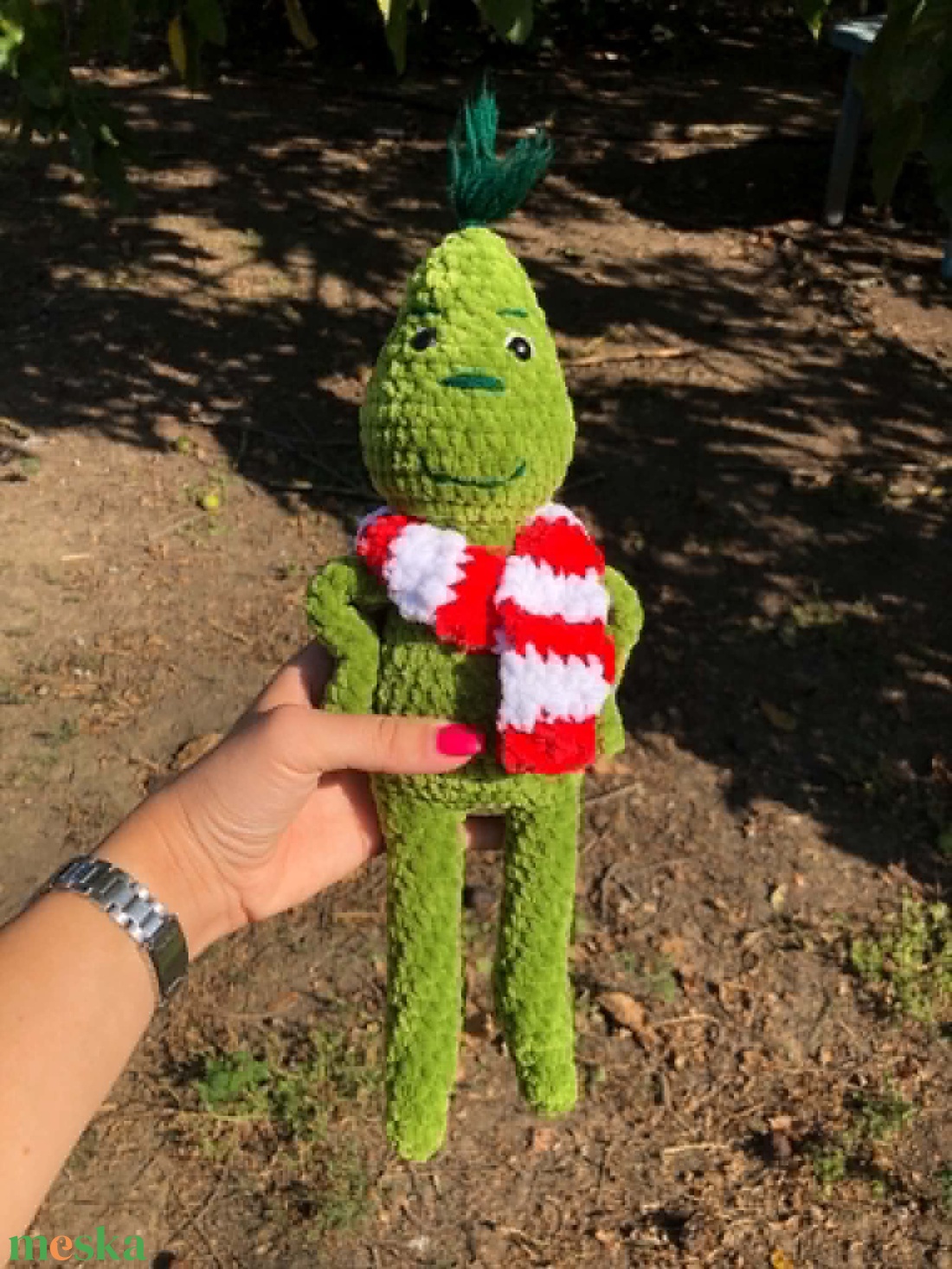 Grincs, a horgolt amigurumi plüss � pihe-puha karácsonyi figura  - játék & sport - plüssállat & játékfigura - más figura - Meska.hu
