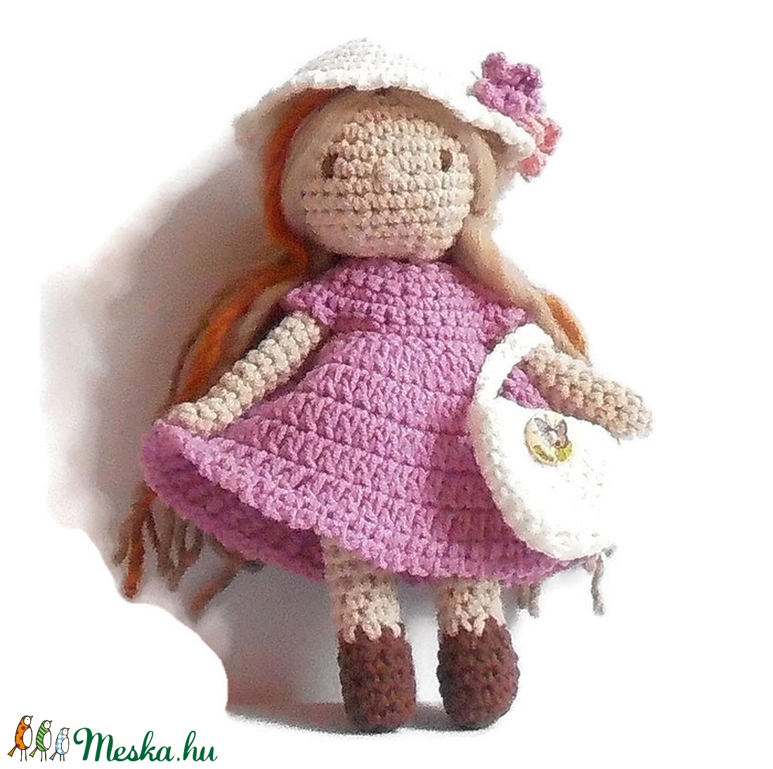 Emma baba ruhatárral, kézzel készített öltöztethető baba díszdobozban. - játék & sport - baba & babaház - öltöztethető baba - Meska.hu