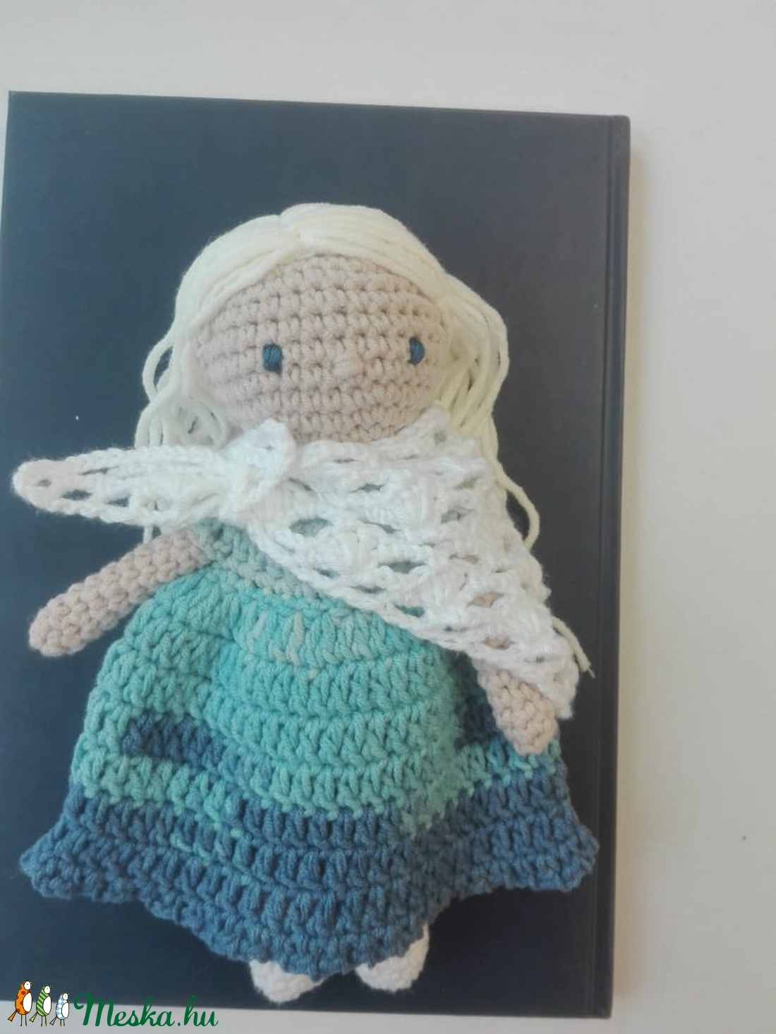 Angyalka baba, kézzel készített öltöztethető baba -  - Meska.hu