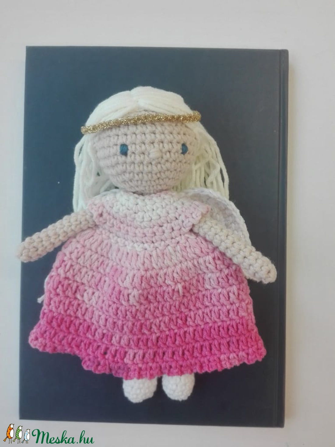 Angyalka baba, kézzel készített öltöztethető baba -  - Meska.hu