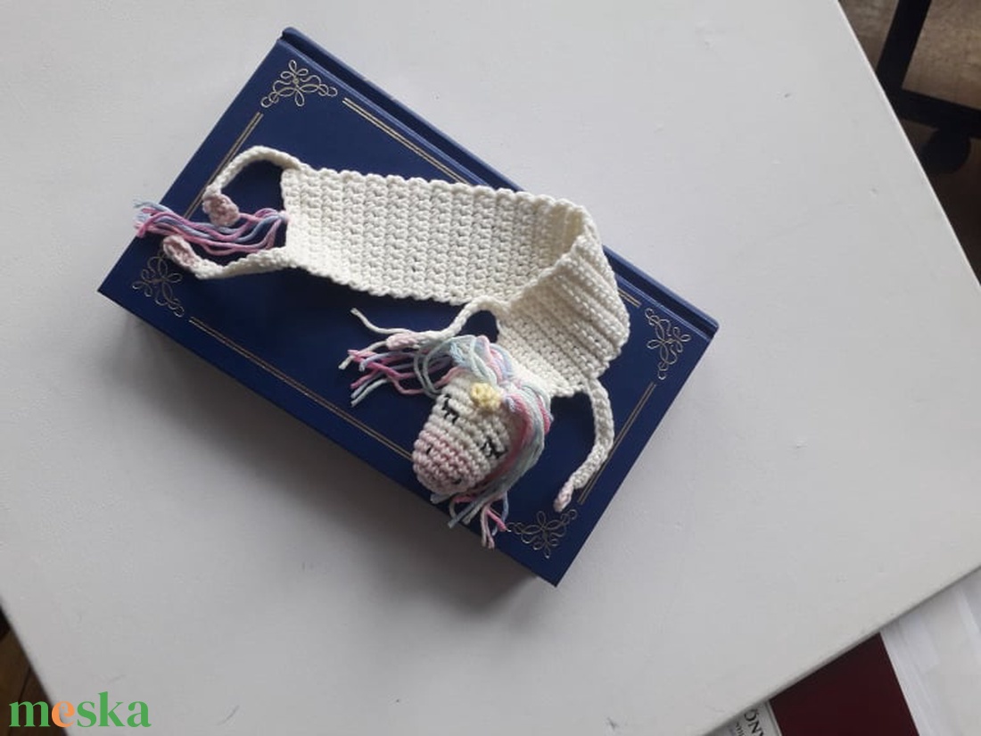 Pillecukor Unikornis, 3D könyvjelző - könyv & zene - könyvjelző - Meska.hu