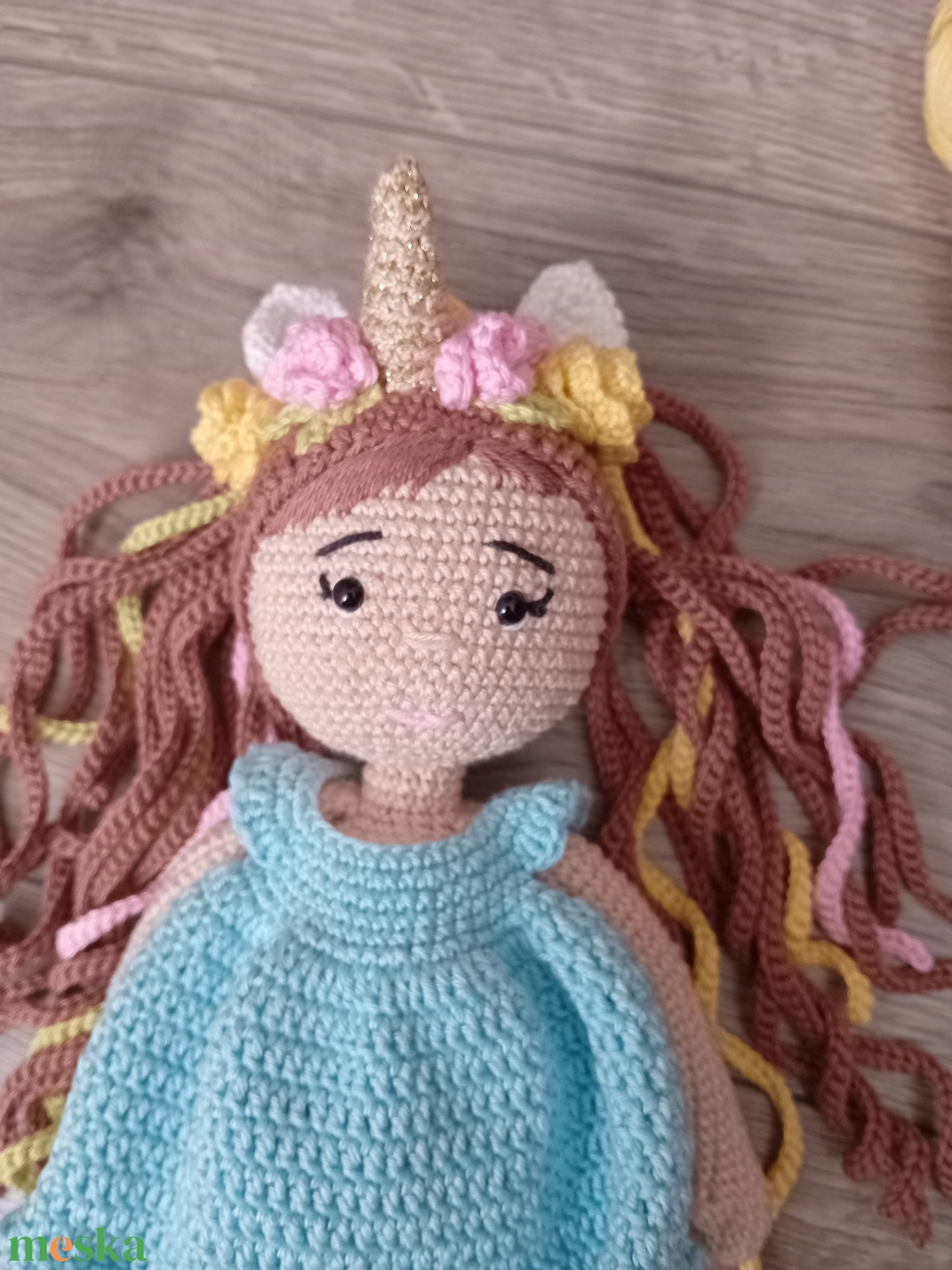 Írisz, unikornis lány - játék & sport - baba & babaház - baba - Meska.hu