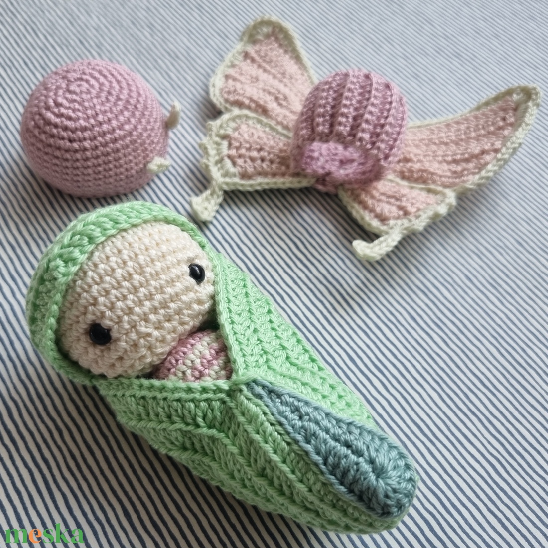 Horgolt rózsaszín pillangó amigurumi - játék & sport - plüssállat & játékfigura - más figura - Meska.hu Horgolt rózsaszín pillangó amigurumi - játék & sport - plüssállat & játékfigura - más figura - Meska.hu