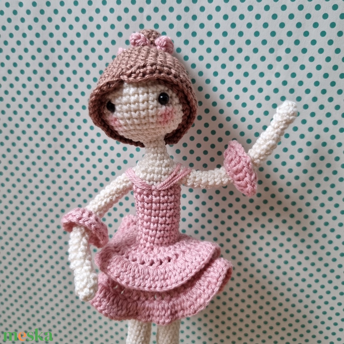 Horgolt balerina amigurumi - játék & sport - baba & babaház - baba - Meska.hu