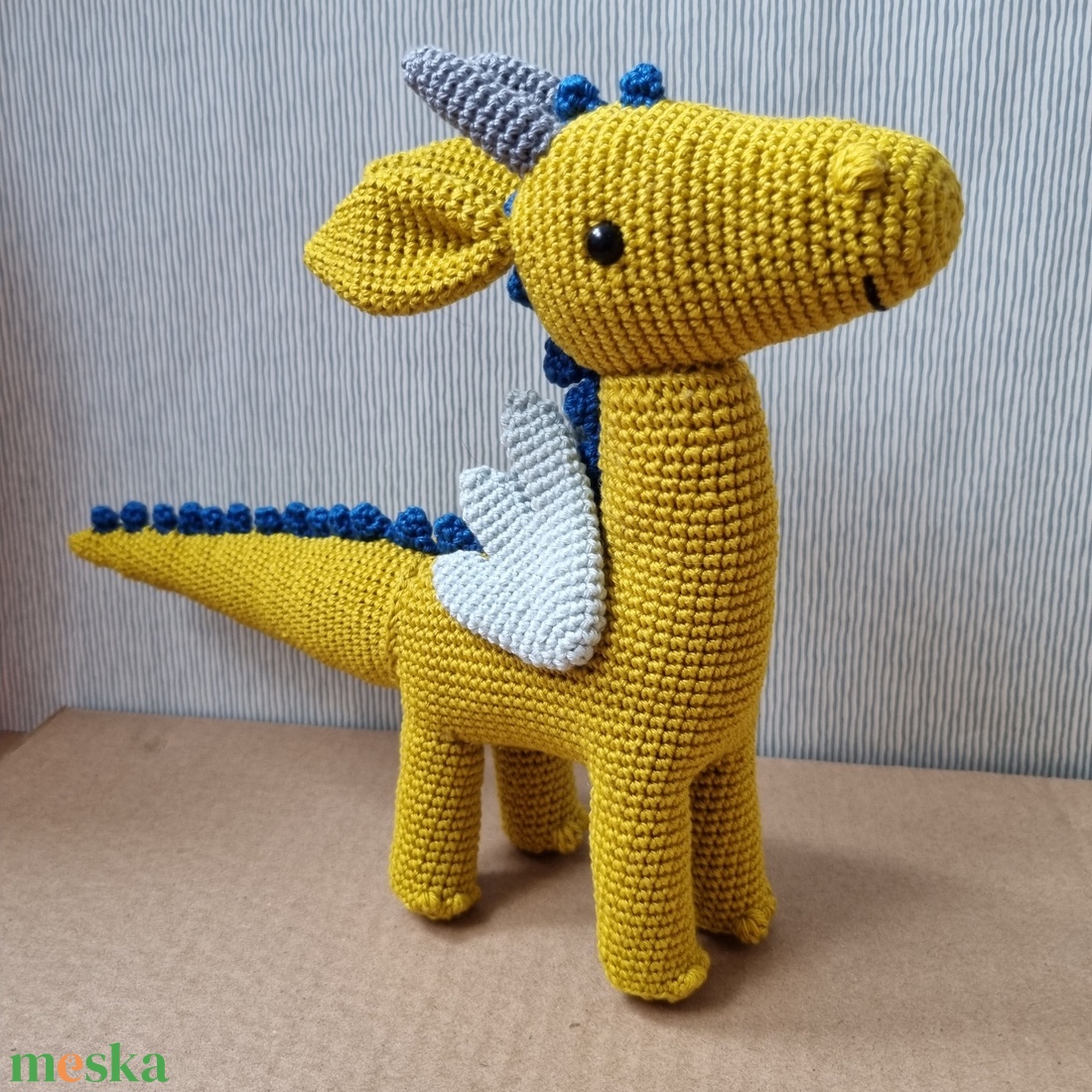 Horgolt sárkány amigurumi - játék & sport - plüssállat & játékfigura - plüss sárkány - Meska.hu Horgolt sárkány amigurumi - játék & sport - plüssállat & játékfigura - plüss sárkány - Meska.hu