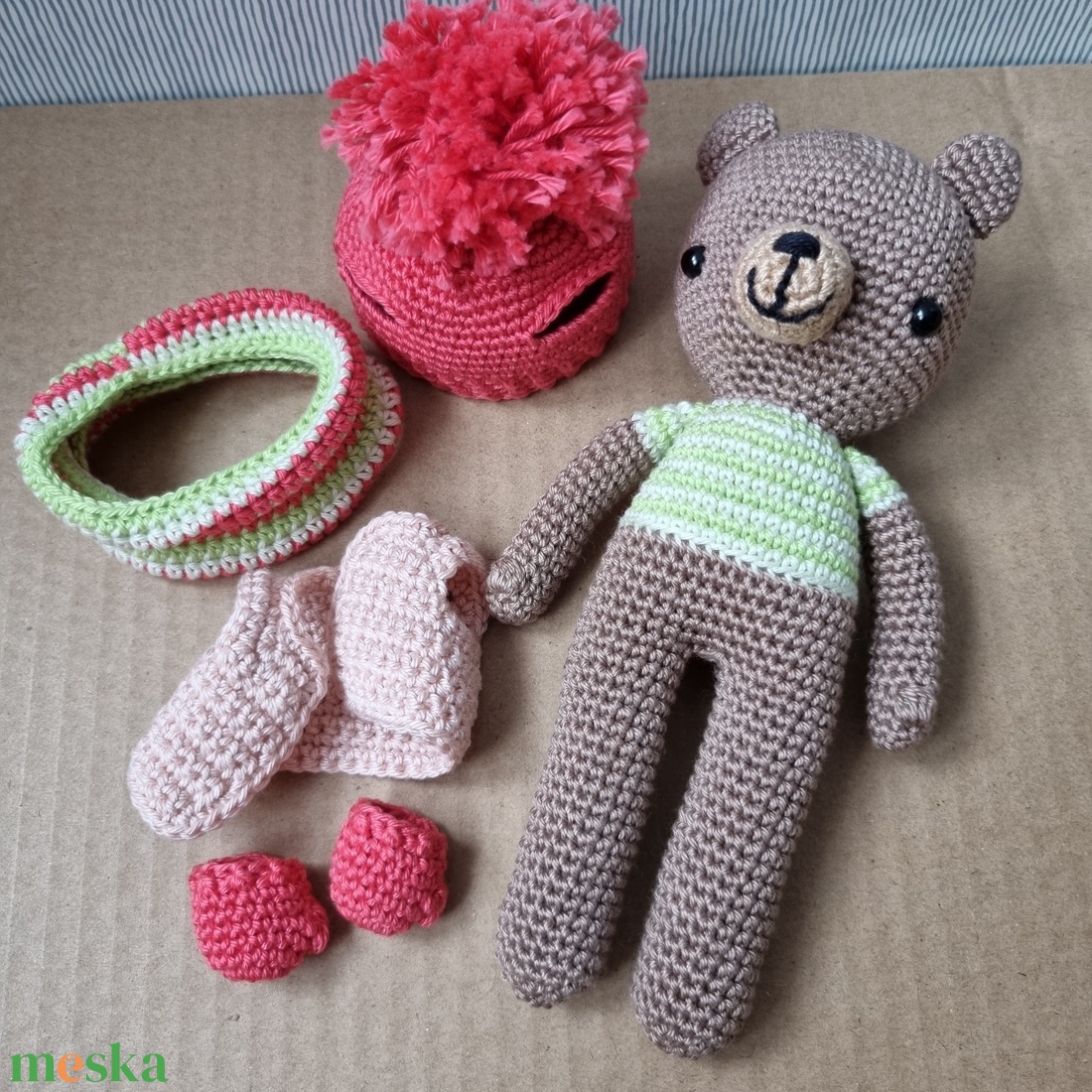 Horgolt maci amigurumi - játék & sport - plüssállat & játékfigura - maci - Meska.hu Horgolt maci amigurumi - játék & sport - plüssállat & játékfigura - maci - Meska.hu
