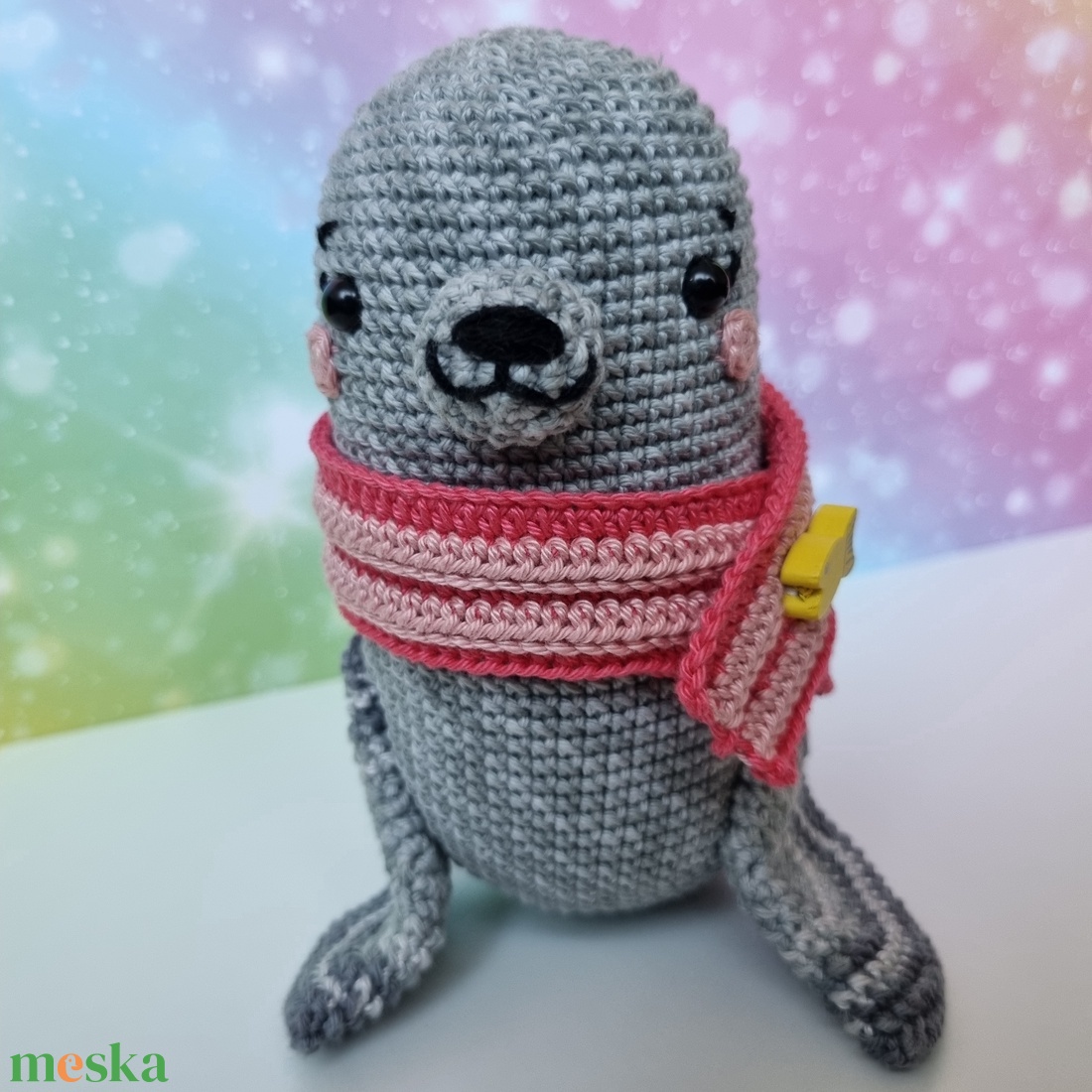 Horgolt fóka amigurumi - játék & sport - plüssállat & játékfigura - más figura - Meska.hu Horgolt fóka amigurumi - játék & sport - plüssállat & játékfigura - más figura - Meska.hu