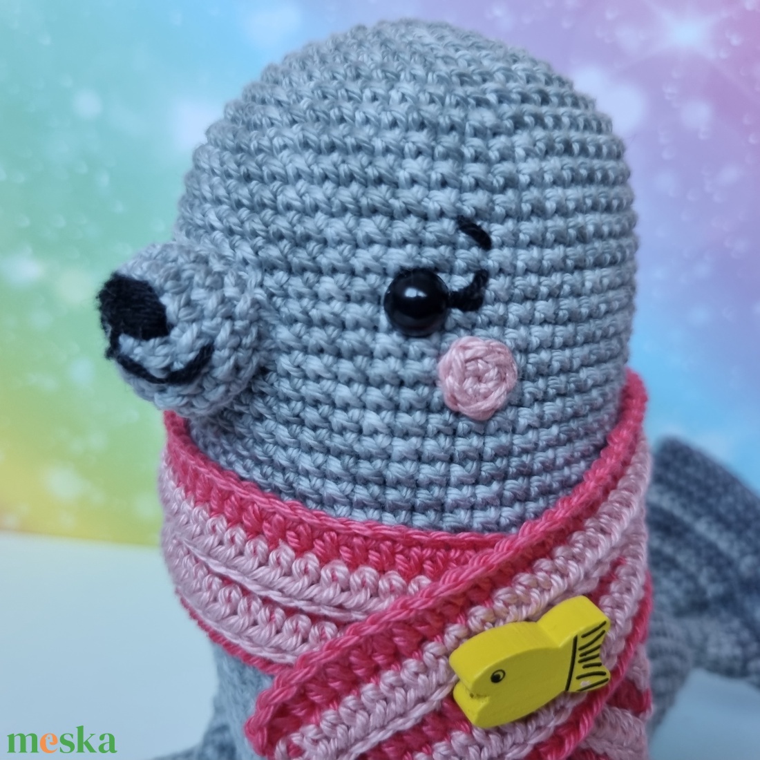 Horgolt fóka amigurumi - játék & sport - plüssállat & játékfigura - más figura - Meska.hu Horgolt fóka amigurumi - játék & sport - plüssállat & játékfigura - más figura - Meska.hu