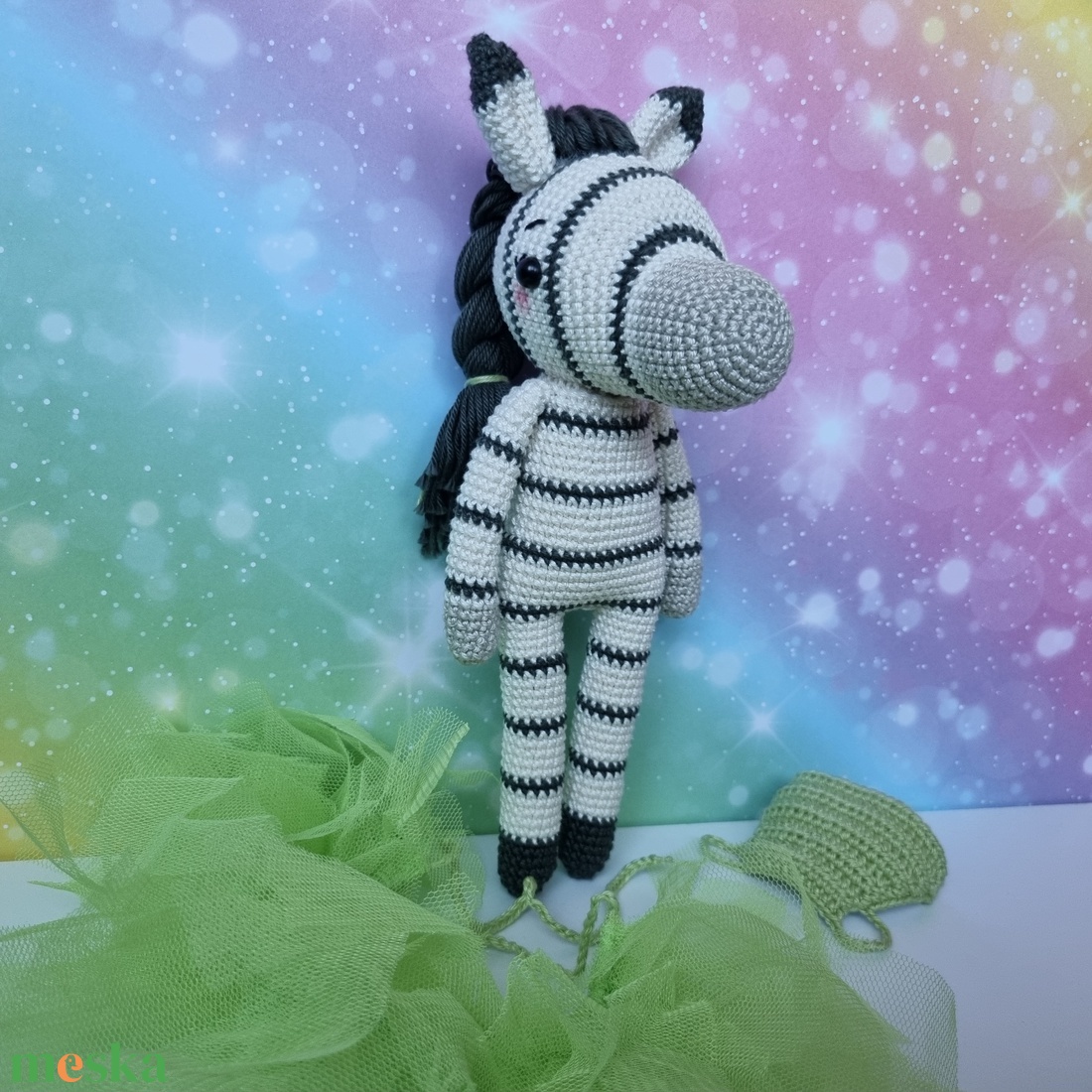 Horgolt zebra amigurumi - játék & sport - plüssállat & játékfigura - ló - Meska.hu Horgolt zebra amigurumi - játék & sport - plüssállat & játékfigura - ló - Meska.hu