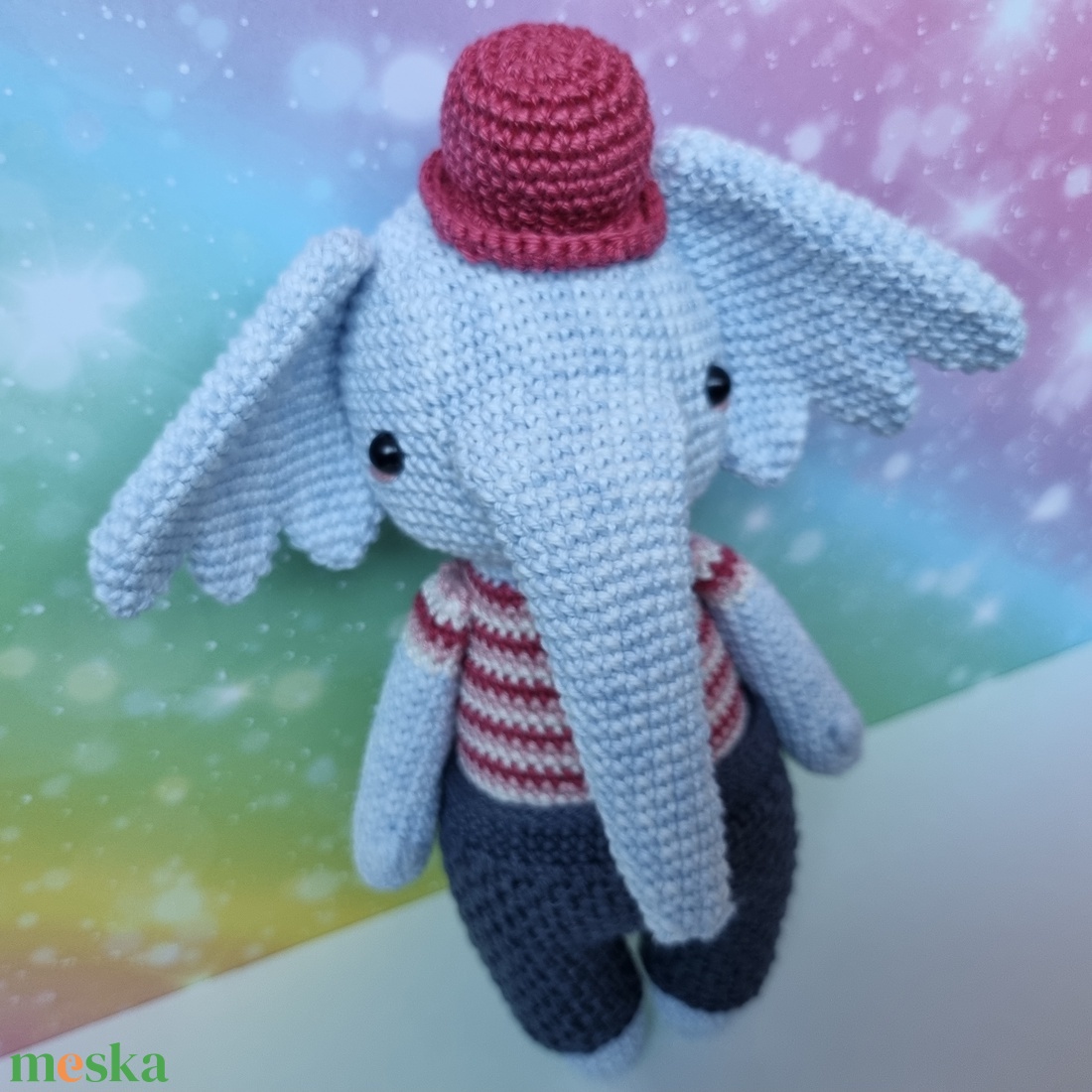 Horgolt elefánt amigurumi - játék & sport - plüssállat & játékfigura - elefánt - Meska.hu Horgolt elefánt amigurumi - játék & sport - plüssállat & játékfigura - elefánt - Meska.hu