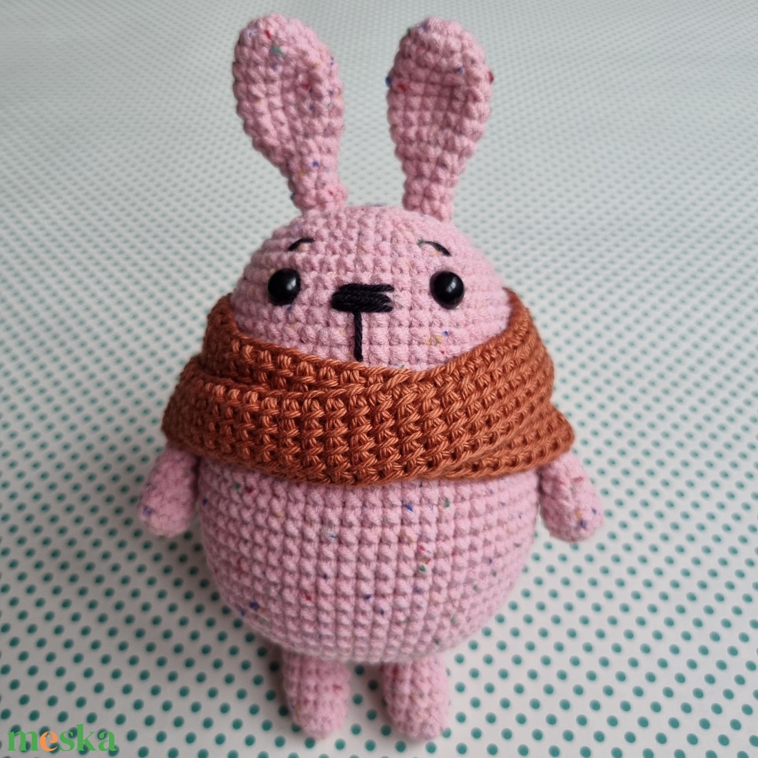 Horgolt rózsaszín nyúl amigurumi - játék & sport - plüssállat & játékfigura - nyuszi - Meska.hu Horgolt rózsaszín nyúl amigurumi - játék & sport - plüssállat & játékfigura - nyuszi - Meska.hu