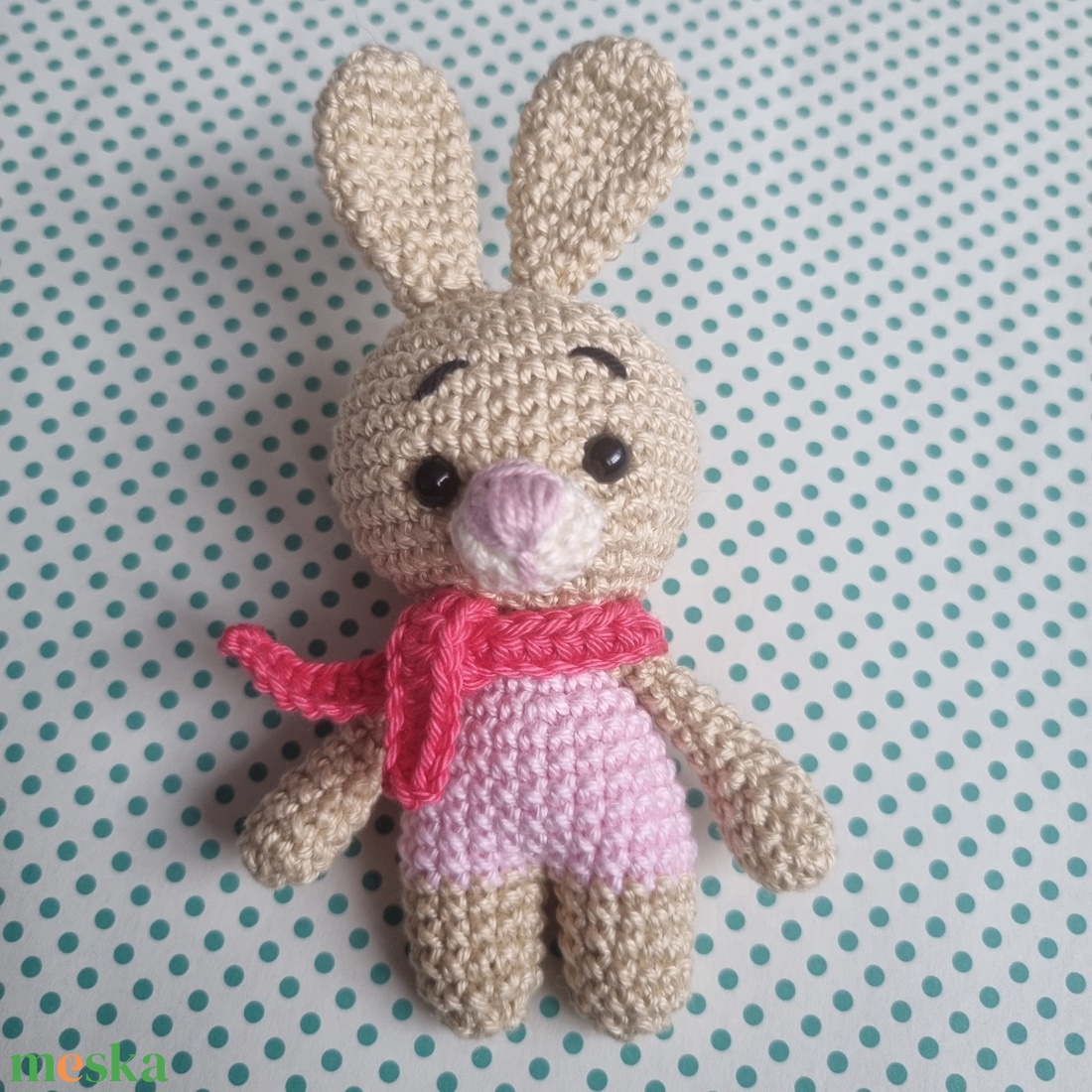 Horgolt mini nyuszi amigurumi - játék & sport - plüssállat & játékfigura - nyuszi - Meska.hu Horgolt mini nyuszi amigurumi - játék & sport - plüssállat & játékfigura - nyuszi - Meska.hu