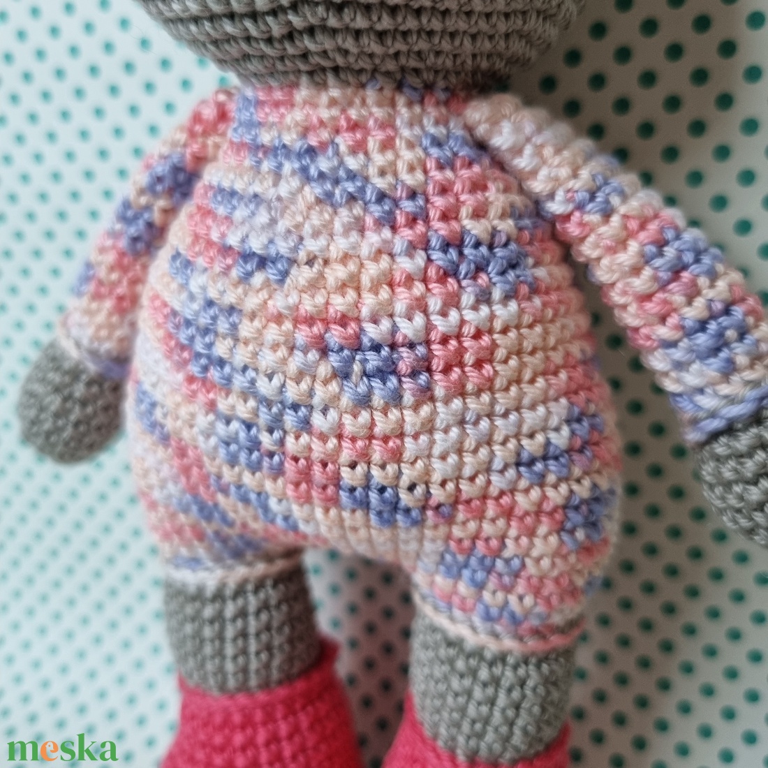 Horgolt rózsaszín színátmenetes nyúl amigurumi - játék & sport - plüssállat & játékfigura - nyuszi - Meska.hu Horgolt rózsaszín színátmenetes nyúl amigurumi - játék & sport - plüssállat & játékfigura - nyuszi - Meska.hu