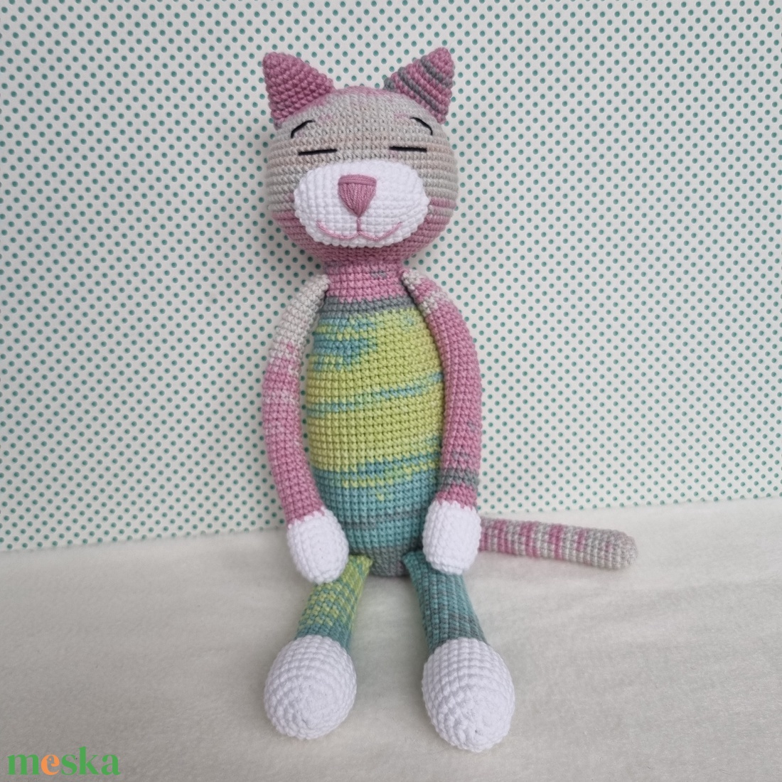 Horgolt macska amigurumi #3 - játék & sport - plüssállat & játékfigura - cica - Meska.hu Horgolt macska amigurumi #3 - játék & sport - plüssállat & játékfigura - cica - Meska.hu