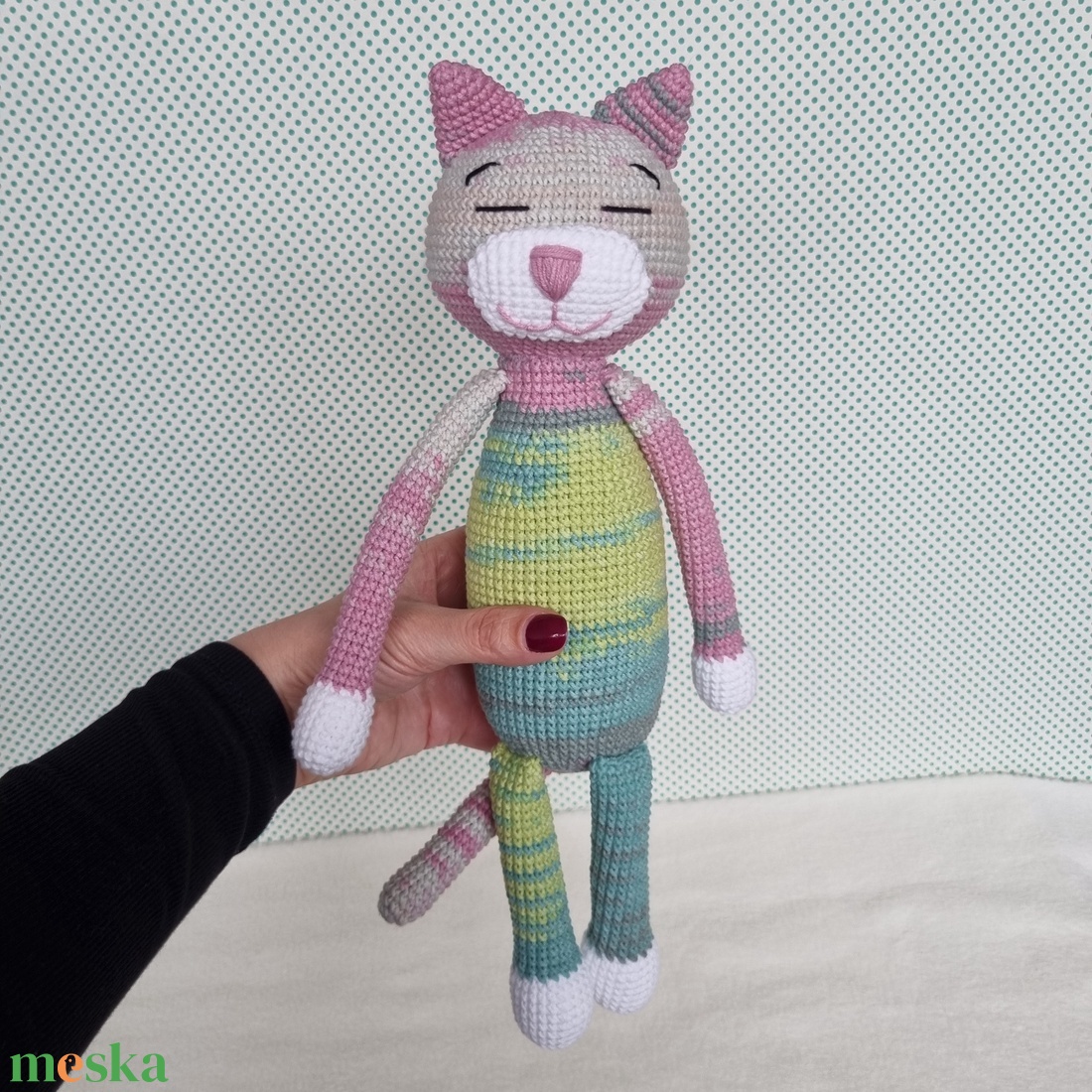 Horgolt macska amigurumi #3 - játék & sport - plüssállat & játékfigura - cica - Meska.hu Horgolt macska amigurumi #3 - játék & sport - plüssállat & játékfigura - cica - Meska.hu